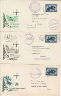 560 - Voli - First Flight - 1956-1961 - Collezione Di Primi Voli Montata In Un Album Per Un Totale Di 134 Let - Collections (without Album)