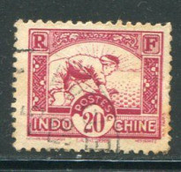 INDOCHINE- Y&T N°163- Oblitéré - Used Stamps