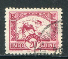 INDOCHINE- Y&T N°163- Oblitéré - Used Stamps