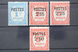 Monaco, MiNr. 159-162, Falz - Autres & Non Classés