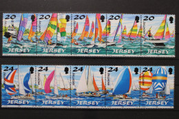 Jersey, MiNr. 831-840 Fünferstreifen, Postfrisch - Jersey