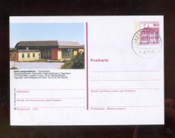 "BUNDESREPUBLIK DEUTSCHLAND" 1987, Bildpostkarte Mit Bild "LANGENSELBOLD" Und Bildgleichem Stempel (L2239) - Cartes Postales Illustrées - Oblitérées