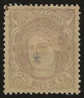 Espagne      .  Y&T   .   106  (2 Scans)       .   1870     .     (*)   .    Neuf Sans Gomme - Neufs