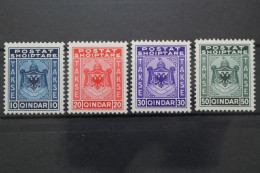 Albanien Portomarken, MiNr. 30-33, Falz - Albanië