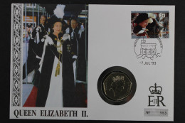 Großbritannien, Königin Elizabeth II., 1993, Numisbrief - Autres & Non Classés