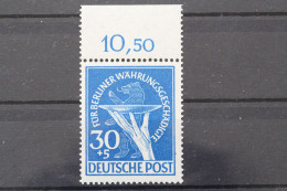 Berlin, MiNr. 70 PF I, Oberrand, Postfrisch, BPP Fotoattest - Abarten Und Kuriositäten