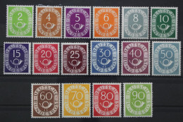 Deutschland (BRD), MiNr. 123-138, Postfrisch, BPP Signatur - Andere & Zonder Classificatie