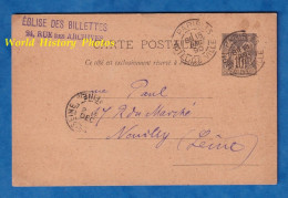 CPA De 1890 - PARIS 4e - Eglise Des Billettes 24 Rue Des Archives - écrit En Allemand , Auteur à Identifier - Noël - District 04
