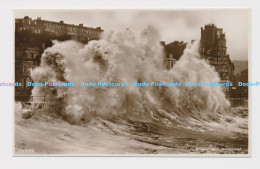 C018739 Hastings. Rough Sea. Palace Book Shop. RP - World