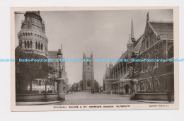 C019482 Plymouth. Guildhall Square And St. Andrews Church. W. B. P. Rotary Photo - World