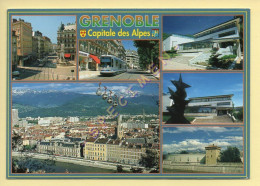 38. GRENOBLE – Capitale Des Alpes – Multivues – Blason (voir Scan Recto/verso) - Grenoble