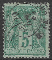Lot N°260 N°75, Oblitéré Cachet à Date PARIS R DE CHOISEUL - 1876-1898 Sage (Type II)
