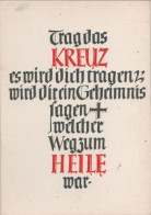 117272 - Trag Das Kreuz Sinnspruch - Autres & Non Classés