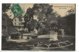 Draveil (91) : La Villa Bourgeoise "Lander" Du Quartier De Champrosay  à En 1911 PF. - Draveil