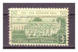 USA - 1958 - Bicentenario Della Gunston Hall, Casa Di George Mason - Usati