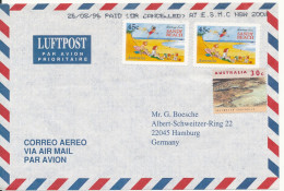 Australia Air Mail Cover Sent To Germany Racing Cars No Cancel On Stamps Or Cover - Lettres & Documents