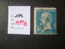 Timbre France Oblitéré N° 179 1923-26 - Oblitérés