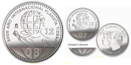 1713 ESPAÑA 2008 12 EUROS 2008 AÑO INTERNACIONAL DEL PLANETA TIERRA - 10 Centesimi