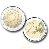 1810 ESPAÑA 2015 MONEDA 2 EUROS 2015 BANDERA - 10 Centesimi