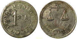 1806 ESPAÑA 1970 1 PESETA COOPERATIVISMO RIPOLL - 10 Centimos