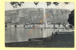 Suisse : GENEVE - Quai Wilson Et Le Salève – CPSM (animée) (voir Cachet Et Flamme) - Autres & Non Classés