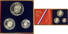 2194 ESTADOS UNIDOS 1976 UNITED STATES BICENTENNIAL SILVER PROOF SET 1776-1976 - Andere & Zonder Classificatie