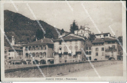 Ba322 Cartolina Ponte Tresa Panorama Varese Lombardia 1926 - Varese