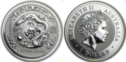 2200 AUSTRALIA 2000 AUSTRALIA 1 DOLLAR 2000 KOOKABURRA DRAGON - Altri & Non Classificati