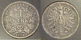 2213 ALEMANIA 1875 ALLEMAGNE GERMANY 1 MARK 1875 - Alemania