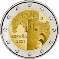 2231 ESPAÑA 2021 2 EUROS 2021 CIUDAD HISTORICA TOLEDO - 10 Centesimi