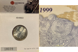 2274 ESPAÑA 1999 CARTERA 2000 PESETAS 1999 XACOBEO - 10 Céntimos