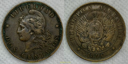 2470 ARGENTINA 1890 ARGENTINA 1890 2 CENTAVOS - Argentina