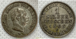 2559 ALEMANIA 1869 GERMAN STATES PRUSSIA 1869 C 1 SILBER GROSCHEN - Alemania