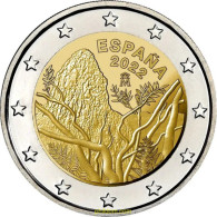 2725 ESPAÑA 2022 2€ ESPAÑA 2022 PARQUE NACIONAL DE GARAJONAY - 10 Céntimos
