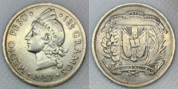 2790 DOMINICANA 1937 REPUBLICA DOMINICANA MEDIO PESO 1937 - Dominicana