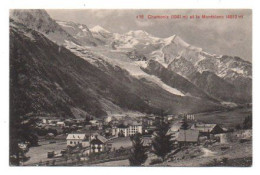 Carte Postale Ancienne - Non Circulé - Dép.74 - CHAMONIX - CHAMONIX Et Le Mont Blanc - Chamonix-Mont-Blanc