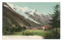 Carte Postale Ancienne - Non Circulé - Dép.74 - CHAMONIX - CHAMONIX Et Le Mont Blanc - Chamonix-Mont-Blanc