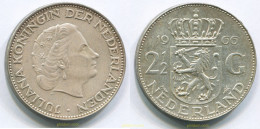 3045 HOLANDA 1966 NEDERLAND 2 1/2 GULDEN 1966 - 1815-1840: Willem I.