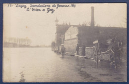 CPA [77] Seine Et Marne > Lagny Sur Marne Carte Photo Usine à Gaz Voir Dos - Lagny Sur Marne