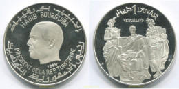 3068 TUNEZ 1969 TUNEZ 1 DINAR 1969 VERGILIUS - Tunesië