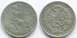 3094 PERU 1925 UN SOL 1925 1 PERU PLATA SILVER - Pérou