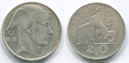 3119 BELGICA 1950 BELGIUM 20 FRANCS 1950 - 10 Centimes & 25 Centimes