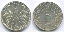 3140 ALEMANIA 1970 GERMANY 5 MARK 1970 - Alemania