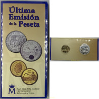 3168 ESPAÑA 2001 CARTERA ESPAÑA 2000 + 100 PESETAS 2001 ULTIMAS PESETAS - 10 Centiemen