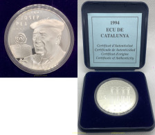 3177 ESPAÑA 1994 25 ECUS DE CATALUNYA 1994 JOSEP PLA - 10 Céntimos