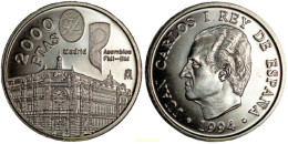 3273 ESPAÑA 1994 MONEDA CONMEMORATIVA 2000 PTAS. 1994. PLATA. - 10 Céntimos