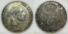 3335 ESPAÑA 1883 ALFONSO XII 50 CENTAVOS DE PESO 1883 - FILIPINAS - Collections