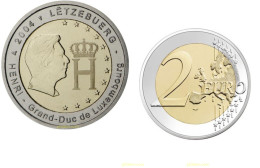 3408 LUXEMBURGO 2004 MONEDA CONMEMORATIVA 2 EUROS LUXEMBURGO 2004 - Luxemburg