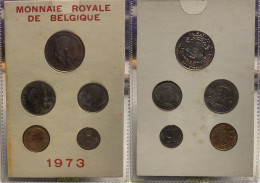 3429 BELGICA 1973 SET OFICIAL 1973 MONNAIE ROYALE DE BELGUIQUE - 20 Cents