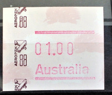 AUSTRALIEN 1988 " AUTOMATMARKEN " Michelnr  ATM 10 Mit Aufdruck AEROPEX Sehr Schon Posrfrisch - Machine Labels [ATM]